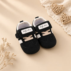 Soft Stripe Baby Trainers