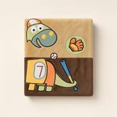 Baseball Dino Fleece Blanket