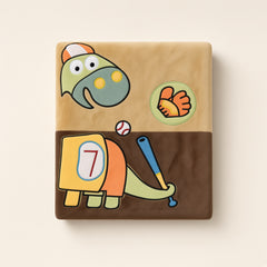 Baseball Dino Fleece Blanket