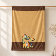 Baseball Dino Fleece Blanket