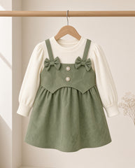 Bow Pinafore Set