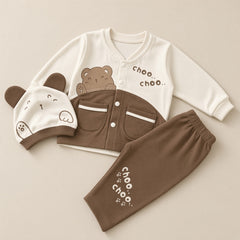 Choo Choo Bear Baby Set
