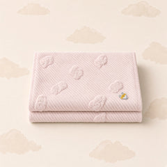 Plush Embossed Newborn Blanket