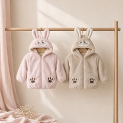 Bunny Ear Plush Hoodie