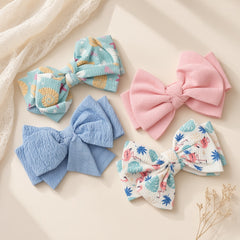Tropical Quilted Bows Set (4-Pack)