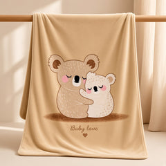 Rabbit Baby Plush Blanket