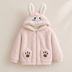Bunny Ear Plush Hoodie