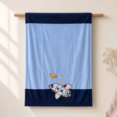 Rocket Sky Fleece Blanket