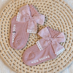 Petite Bow Lace Socks