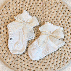Petite Bow Lace Socks