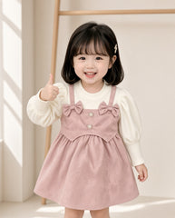 Bow Pinafore Set